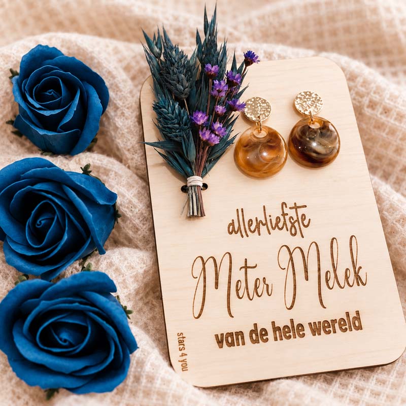 liefste meter melek cadeauplank
